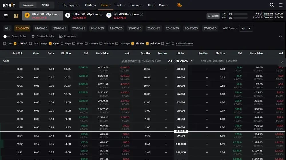 Bybit Options