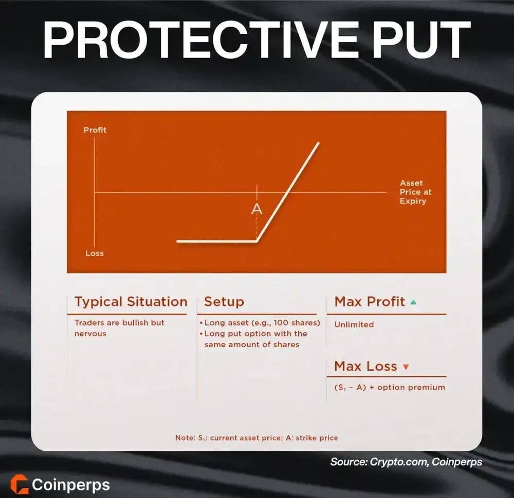 Crypto Options Strategy Protective Put