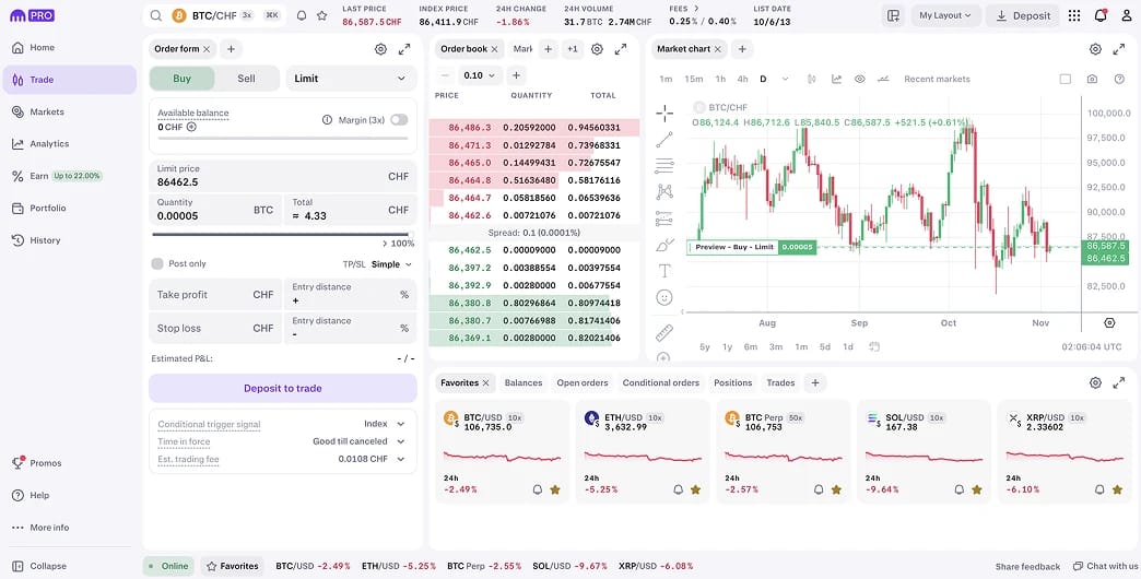 3. Select a Cryptocurrency