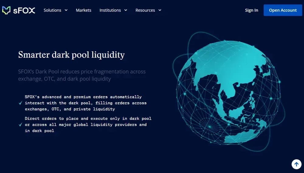 sFOX Dark Pools