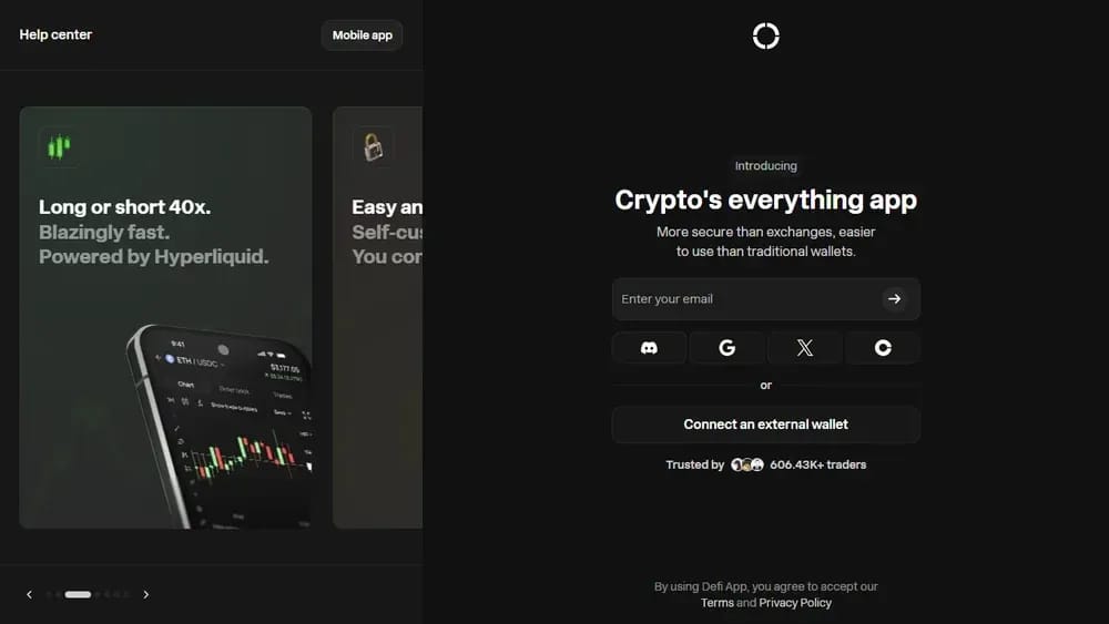 Defi App