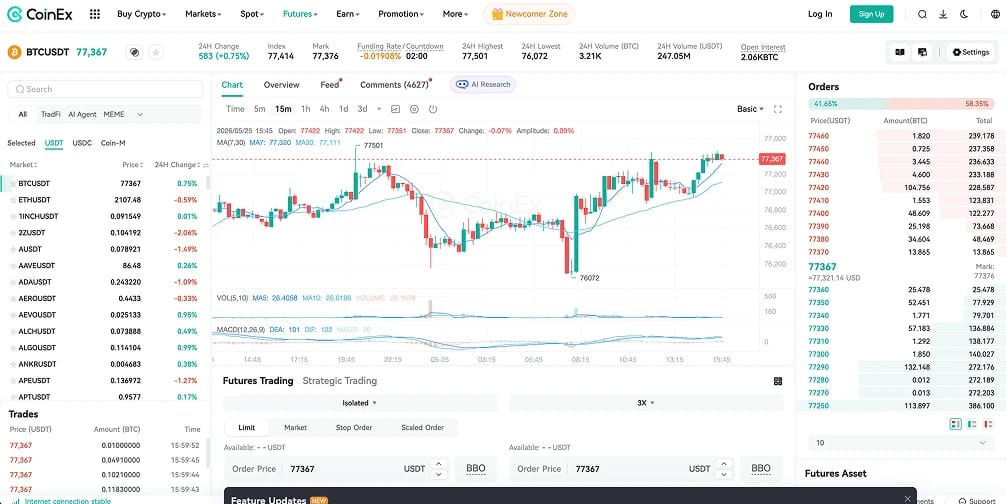 8. CoinEx